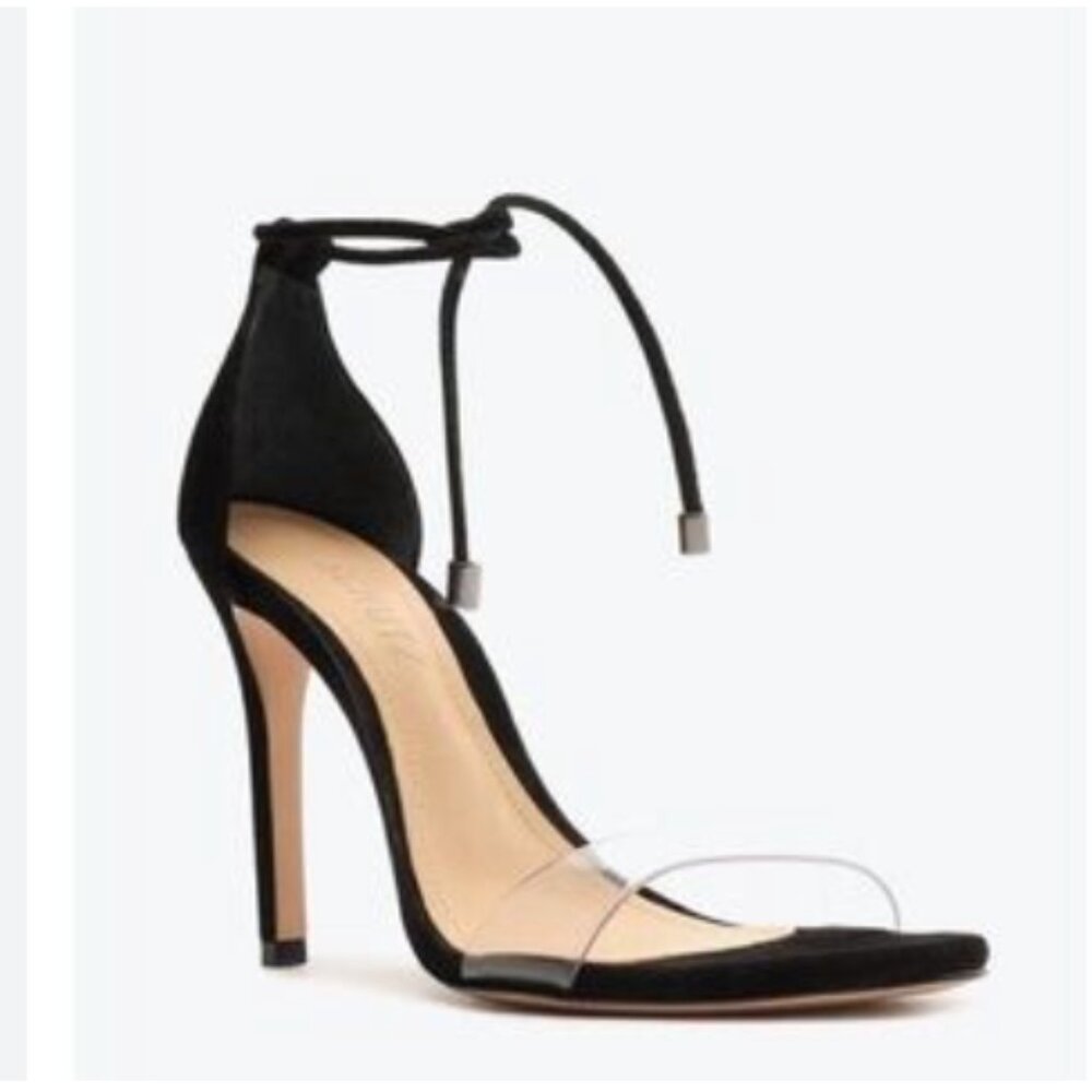 Schutz Josseanna Stilleto Sandal - Black NWOT